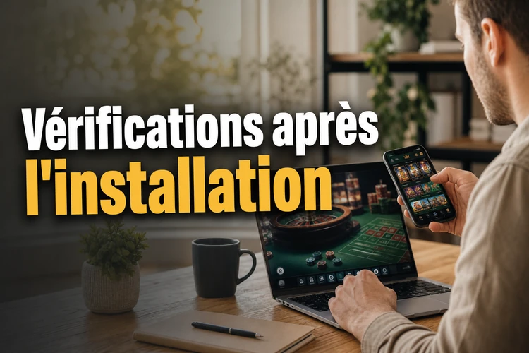 Vérifications après l'installation
