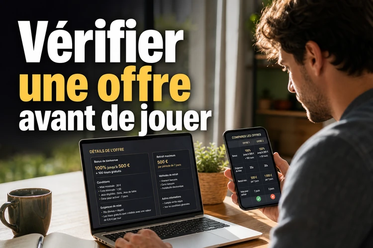 Vérifier une offre avant de jouer