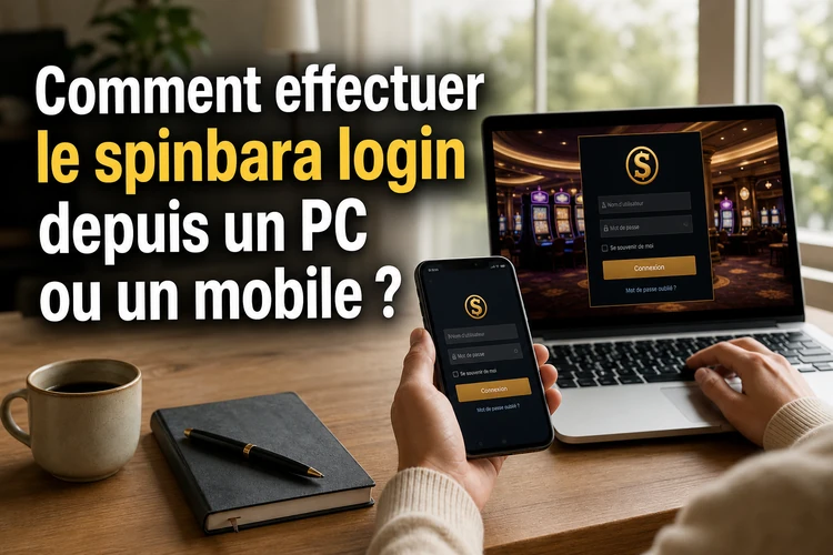 Comment effectuer le spinbara login depuis un PC ou un mobile?